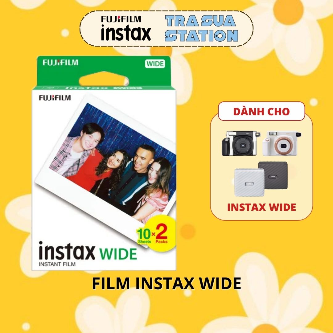 [HCM] Fujifilm Instax Wide Film - Giấy in ảnh khổ chữ nhật to dành cho máy chụp ảnh lấy liền Fujifilm Instax Wide
