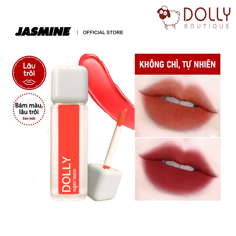 [HCM]FULL 12 MÀU Son kem lì SUPER MATTE DOLLY 100% tự nhiên không chì bền màu lâu trôi