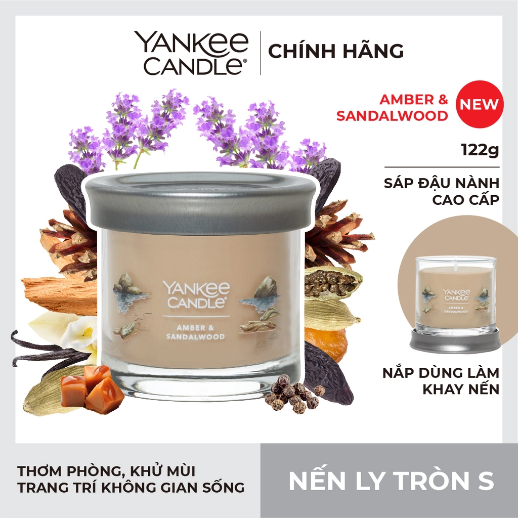 (NẾN MỸ) Nến thơm phòng Yankee  hương thơm tự nhiên và thư giãn