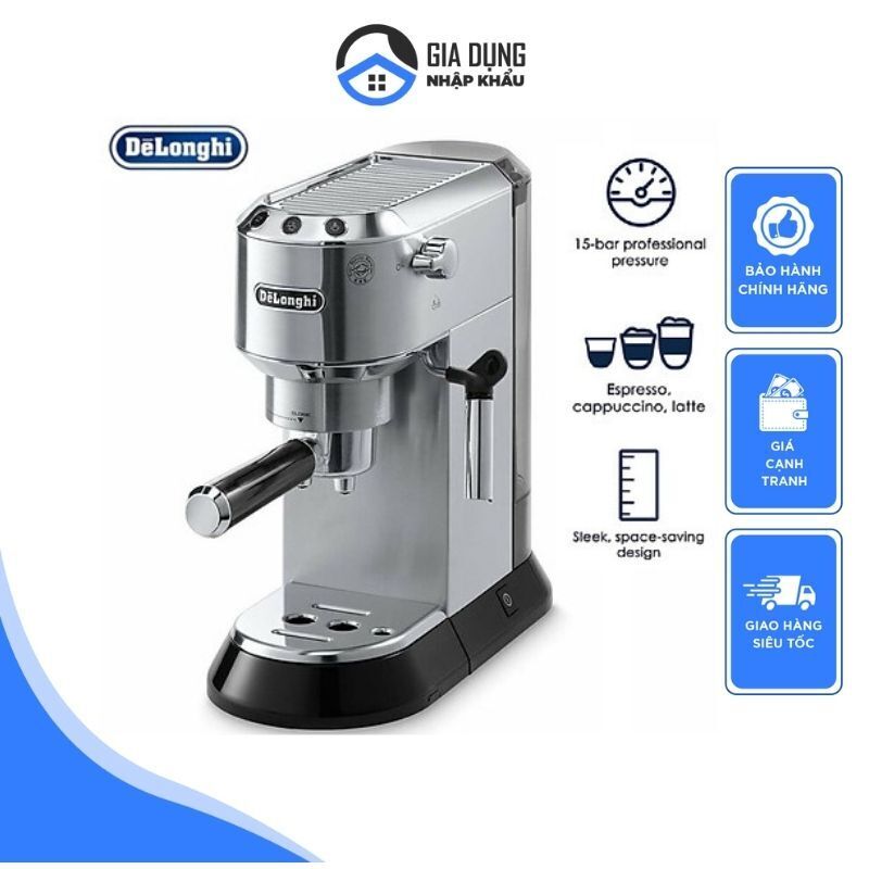 Máy Pha Cà Phê Tự Động Delonghi  EC685, Delonghi Coffee Maker, Máy Pha Café Hạt Mini, Pha Espresso, Cappuccino, Công Suất 1300W, Pha 2 Cốc Cùng Lúc, Coffee Machine, Nhập Khẩu Đức, Bảo Hành 12 Tháng
