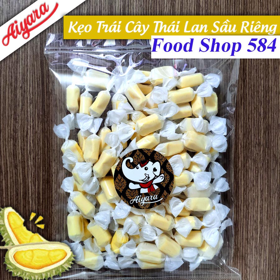 Kẹo trái cây Thái Lan vị Sầu Riêng 300g, Hàng Thái Lan nhập khẩu, Date mới