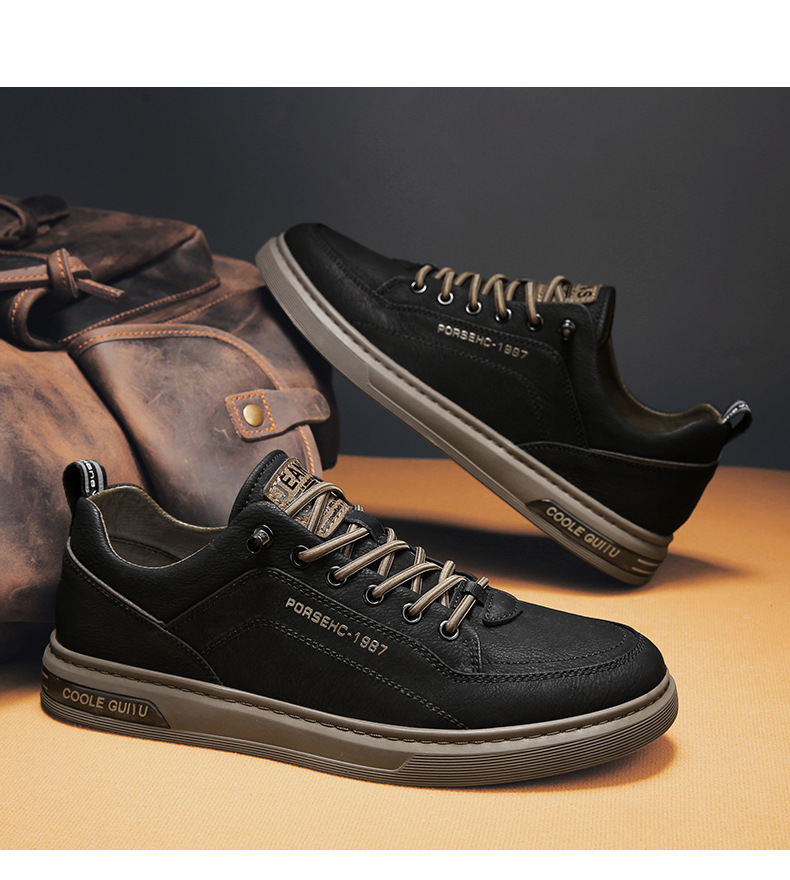 Giày thể thao sneaker nam Da PU chống nước, phong cách Hàn Quốc - Gh17 - 2SEVEN