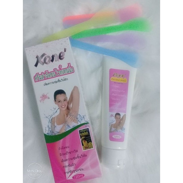 Kem tẩy lông kone thái lan -hàng chuẩn- kem kone tẩy lông 120ml