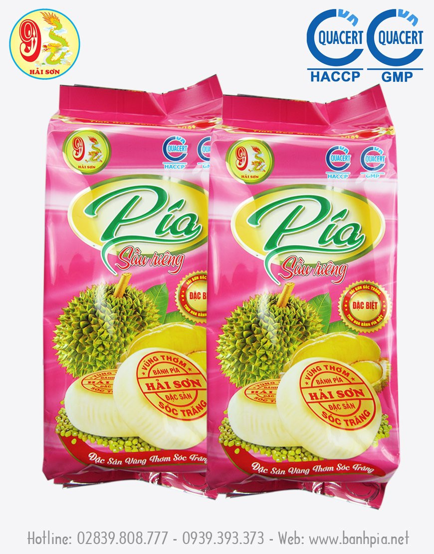 Bánh pía đậu xanh sầu riêng trứng 540gr
