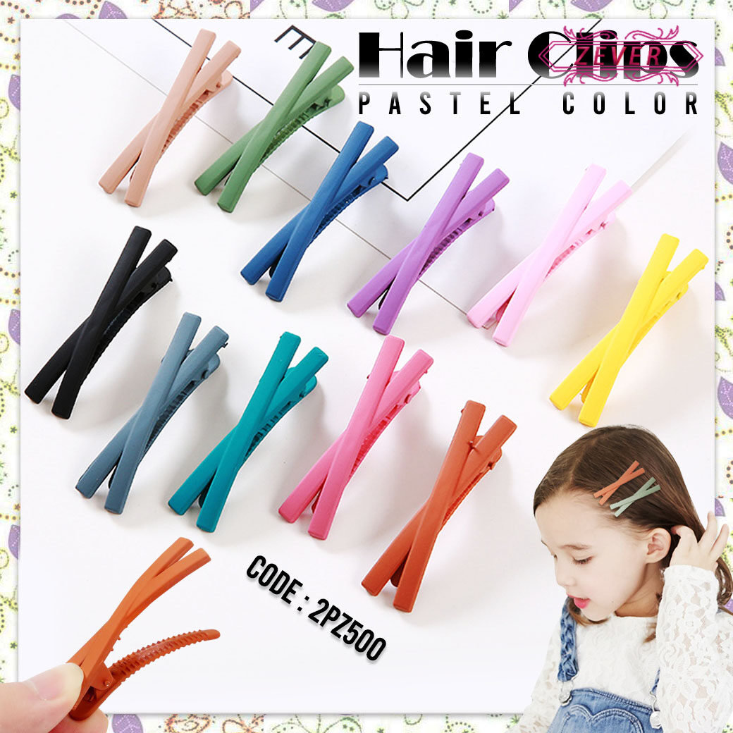 5 Packs Plush Colorful Large Hair Clips