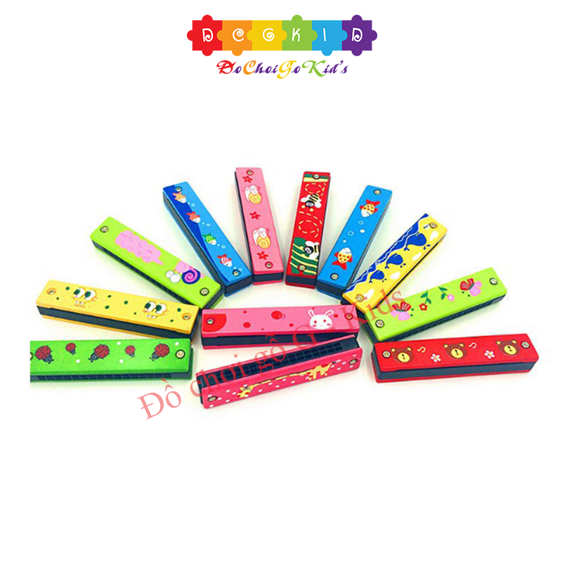 [HOÀN TIỀN 6%][HCM]Đồ chơi nhạc cụ cho bé harmonica gỗ trẻ em Kèn harmonica Kèn harmonica - kenharmonica