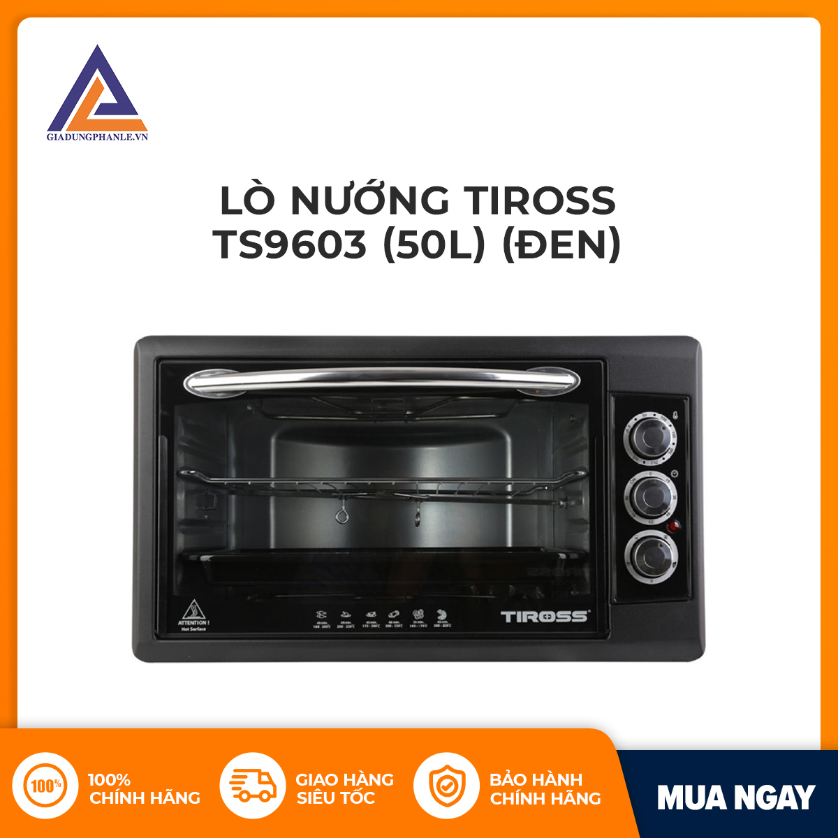 Lò nướng tiross ts9603