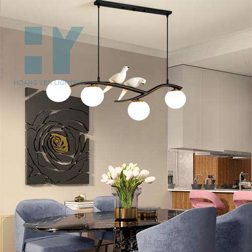 [HCM] Đèn thả bàn ăn phòng khách trang trí nội thất quán cà phê decor biệt thự (Bao gồm bóng)