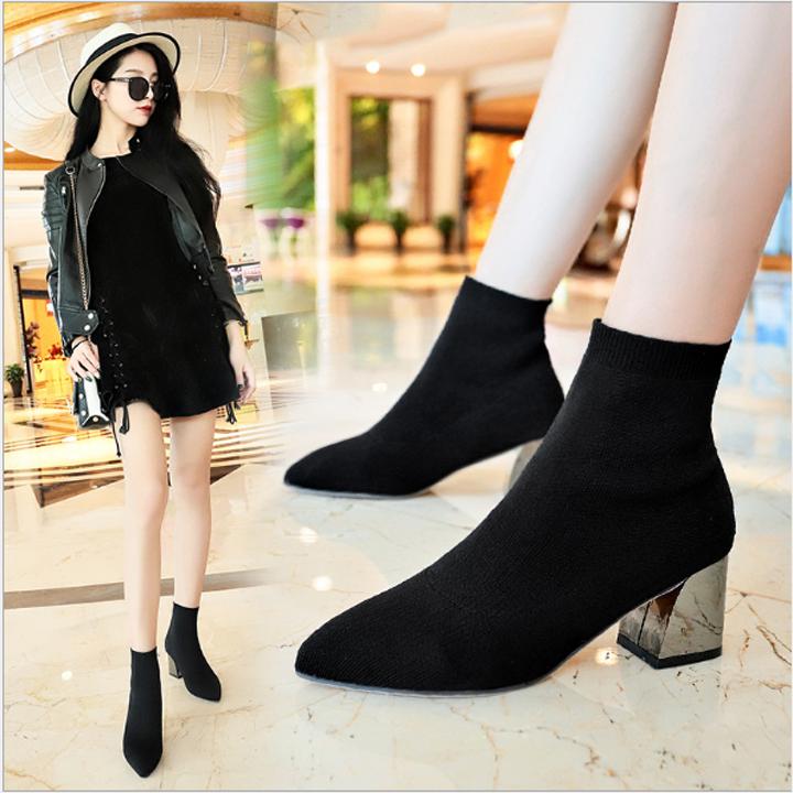 Giày boot nữ - bốt nữ cổ ngắn
