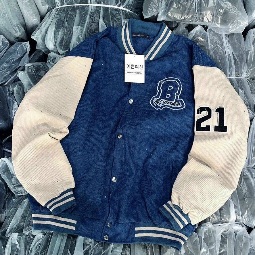 Áo Khoác nam nữ chống nắng  áo khoác Bomber nhung tăm 2 Lớp lót trong chữ  BRO 21  áo khoác hoodie unisex