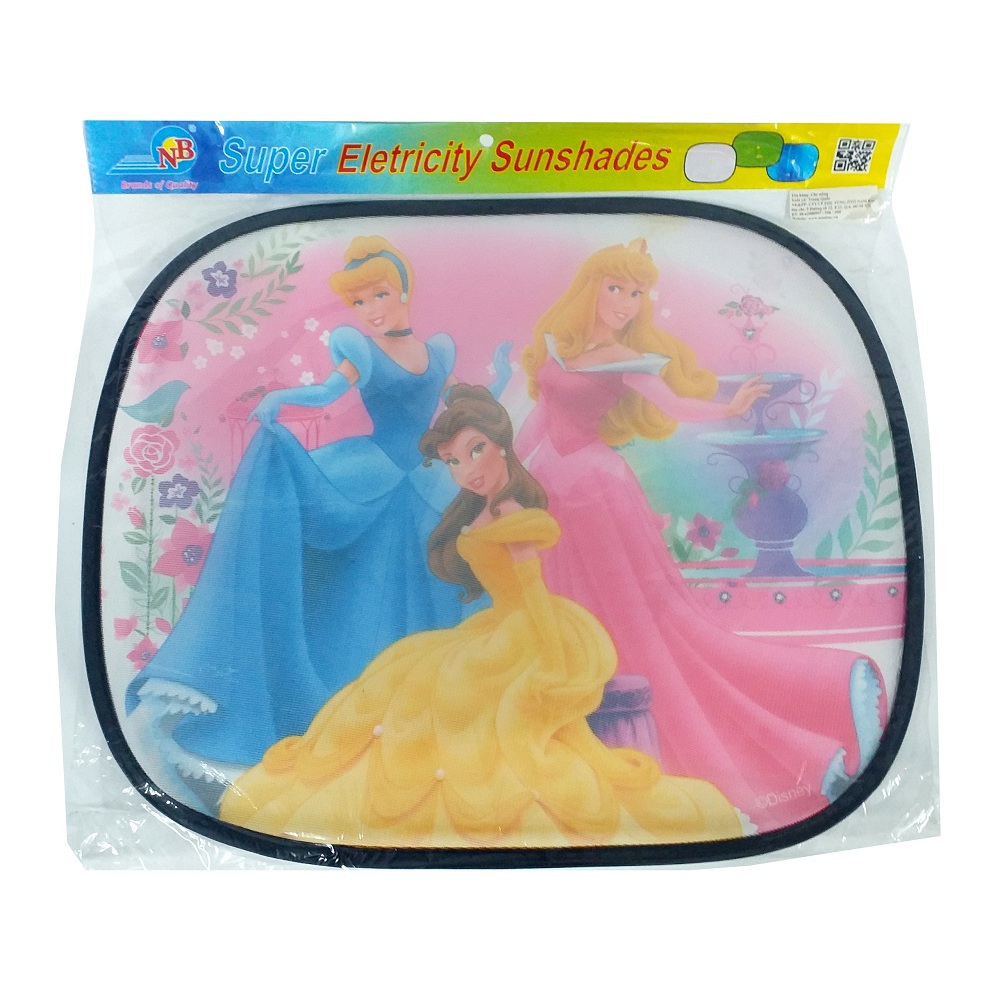 [HCM]Bộ 2 cái Rèm che nắng xe hoạt hình Oval 36X44cm