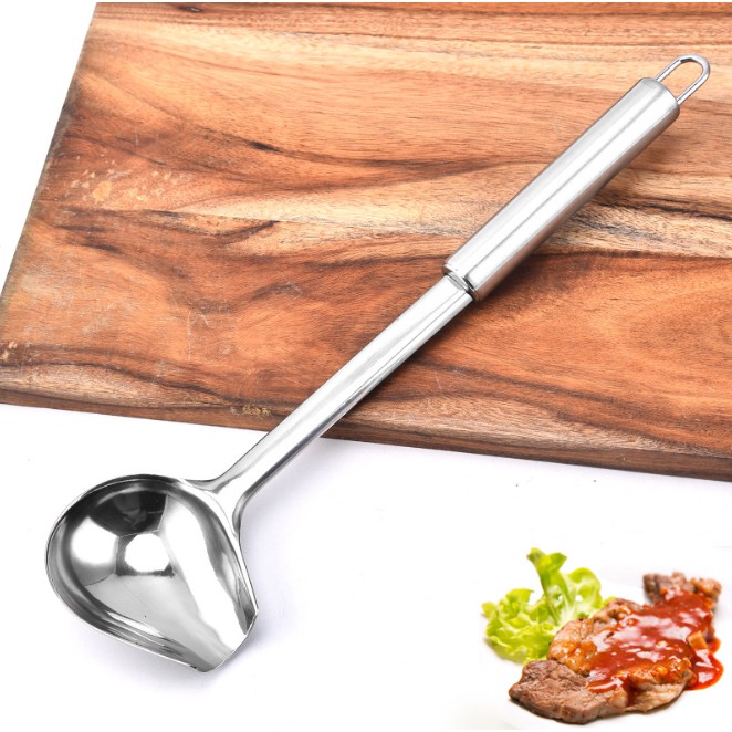Muôi mỏ vịt múc trân châu, cốt sữa dừa inox