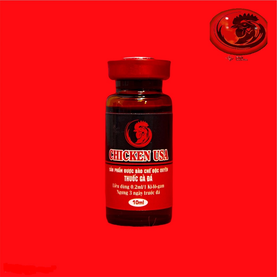 Thuốc nuôi gà tơ, gà chế độ đá CHICKEN USA dành cho gà đá 10ml
