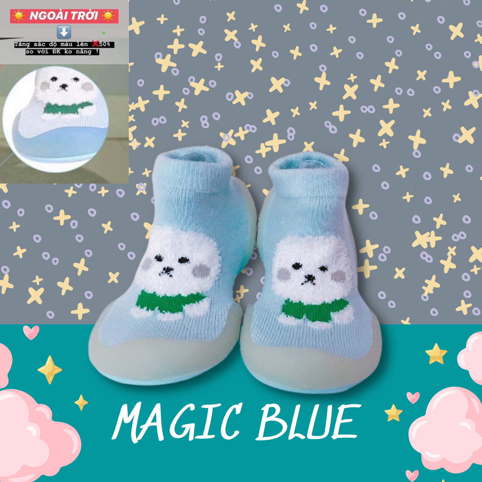 BLUE MAGIC Giày tập đi cho bé cưng MADE IN KOREA