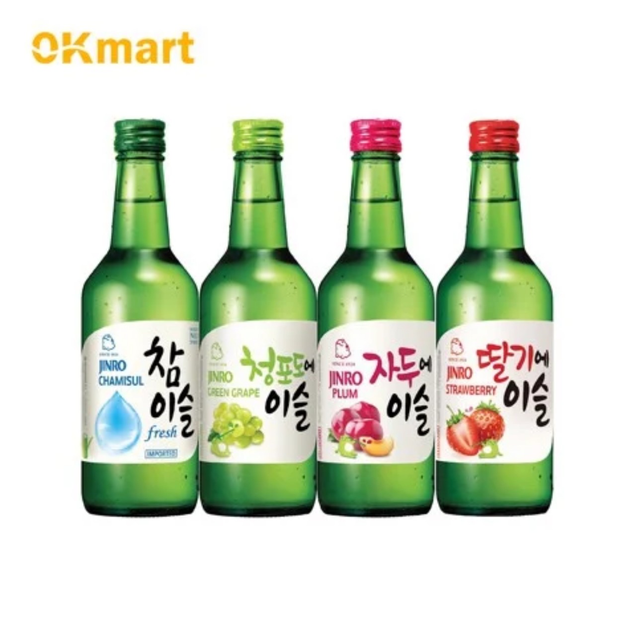Soju hoa quả hàn quốc 360ml thơm ngon 🍶🍶. soju trái cây hàn quốc
