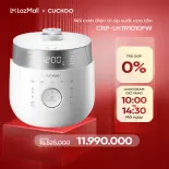 Nồi cơm điện tử áp suất  cao tần Cuckoo 1.8 lít CRP-LHTR1010FW/FB - Phiên bản Nội Địa - Áp suất kép - Nhiều chức năng nấu ăn - Sản xuất tại Hàn Quốc - Phiên bản Nội Địa - Hàng Chính Hãng