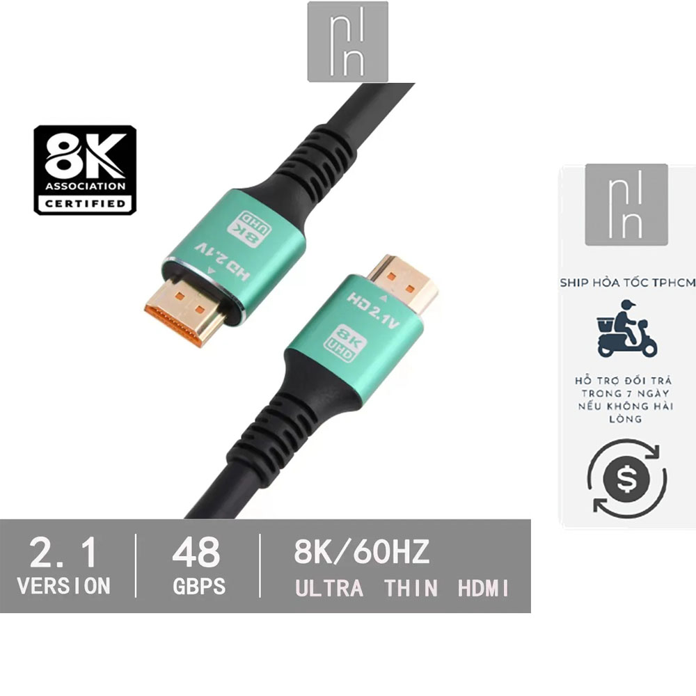 Cáp HDMI 8K HD - Trải Nghiệm Giải Trí Đỉnh Cao, Chân Thực Như Rạp Chiếu