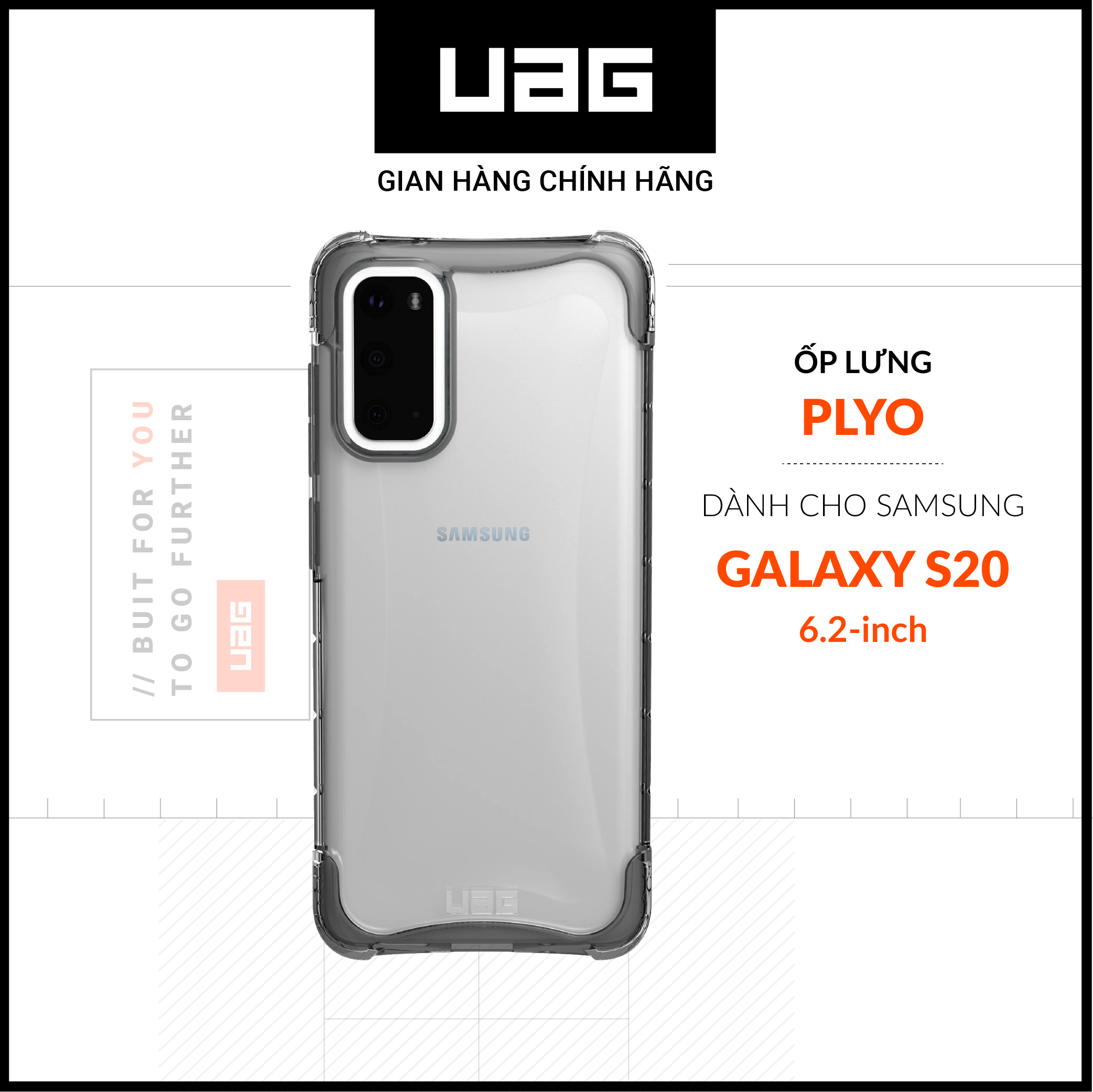 Ốp lưng uag plyo cho samsung galaxy s20