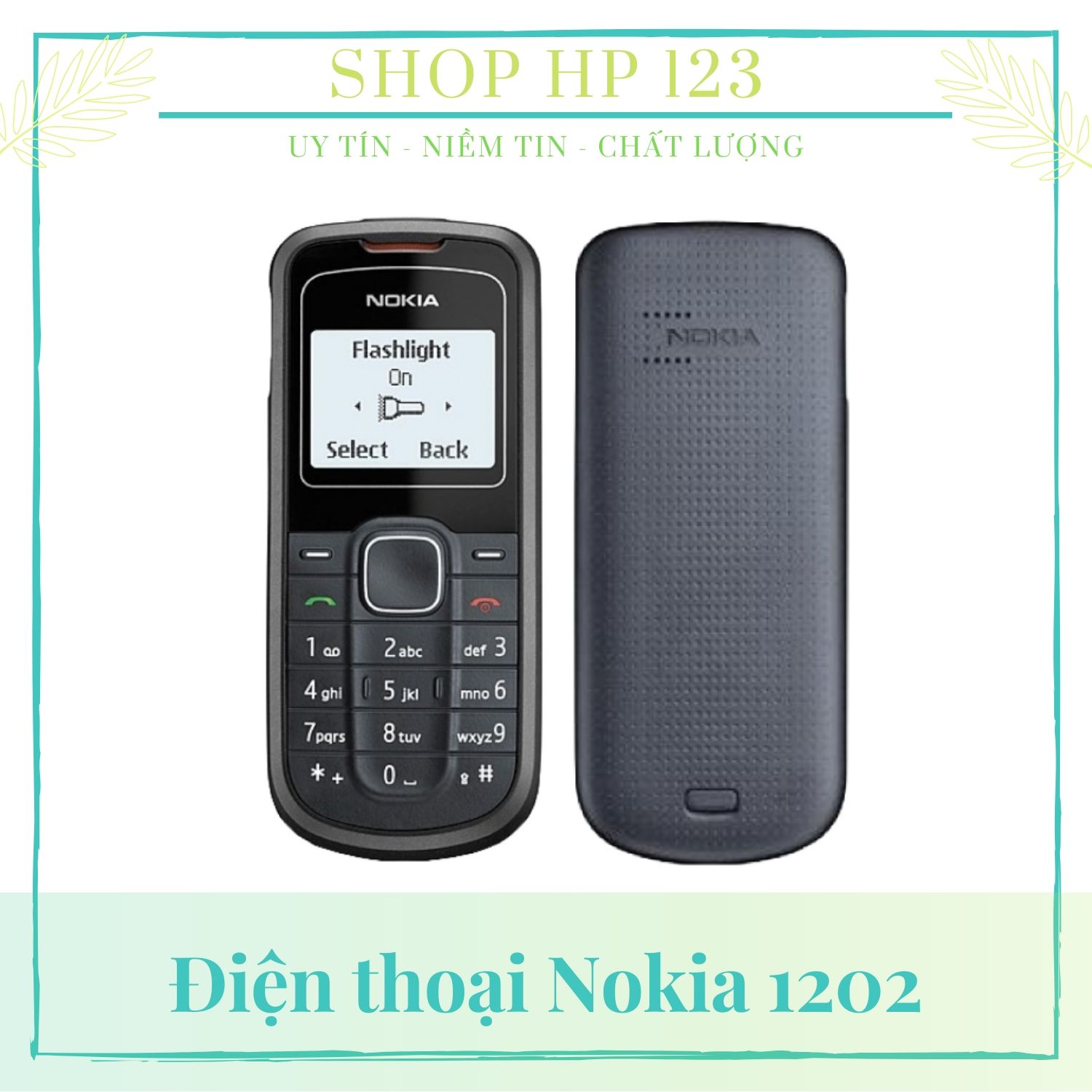 Điện thoại Nokia 1202 | Pin sử dụng siêu lâu kéo dài đến 9h đàm thoại và thời gian chờ lên đến hàng tuần