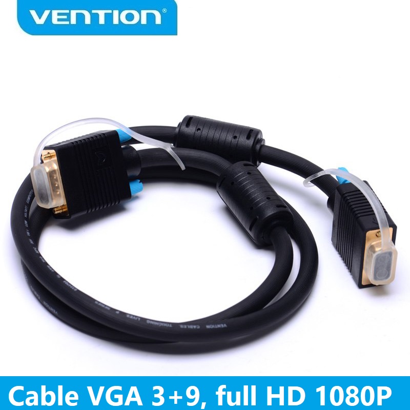 Cáp vga dài 1,5m/ 3m, full hd 1080p vention p350vga