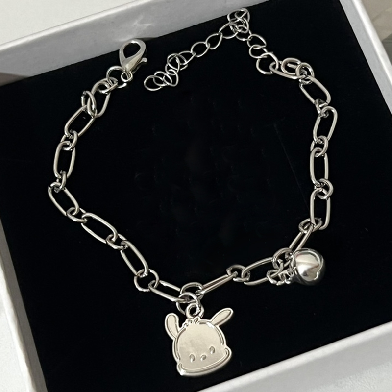 🎀Pochacco Bell Bracelet Necklace Girl Friend ngọt ngào dễ thương hốc thiết kế cảm giác trang sức EGHRERN🛒