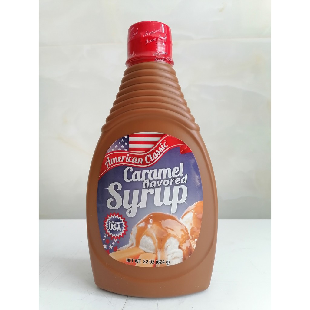Sirô hương caramel nhập khẩu Mỹ - Caramel Flavored Syrup 624G