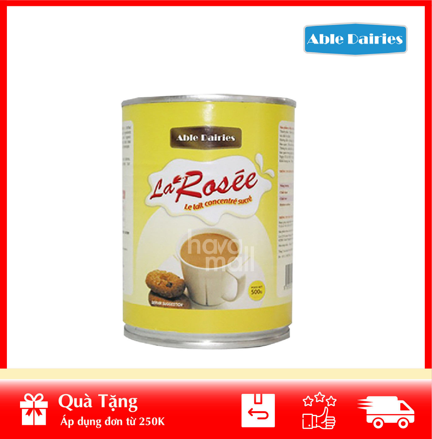 [ HÀNG CÔNG TY NHẬP KHẨU ] Sữa Đặc Có Đường LaRosée 500g