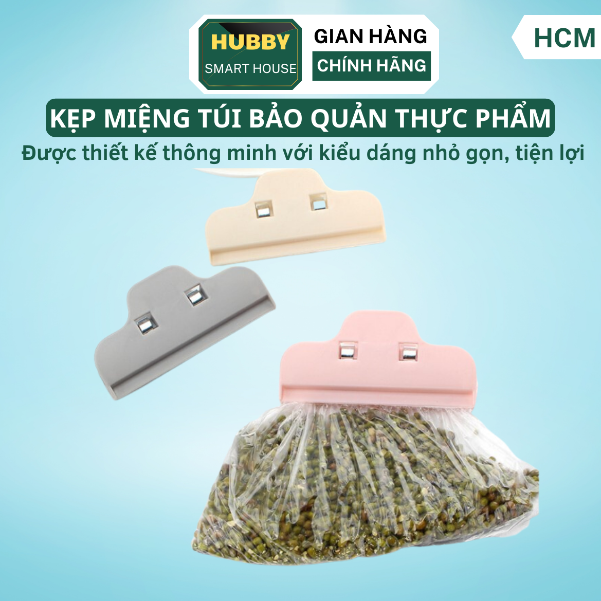 Kẹp Miệng Túi Bảo Quản Thực Phẩm - Kẹp Túi Thức Ăn
