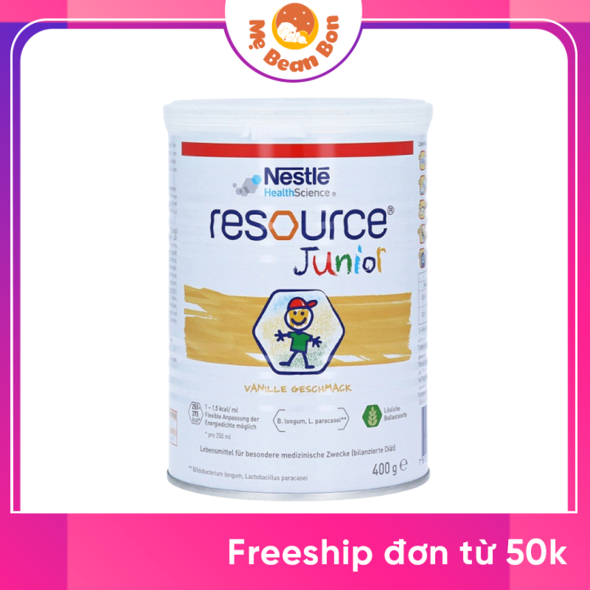 Sữa tăng cân cho bé RESOURCE JUNIOR 400G, Đức là loại sữa tăng cân  tăng chiều cao
