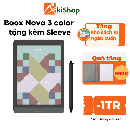 [Trả góp 0%] Máy đọc sách Onyx Boox Nova 3 Color