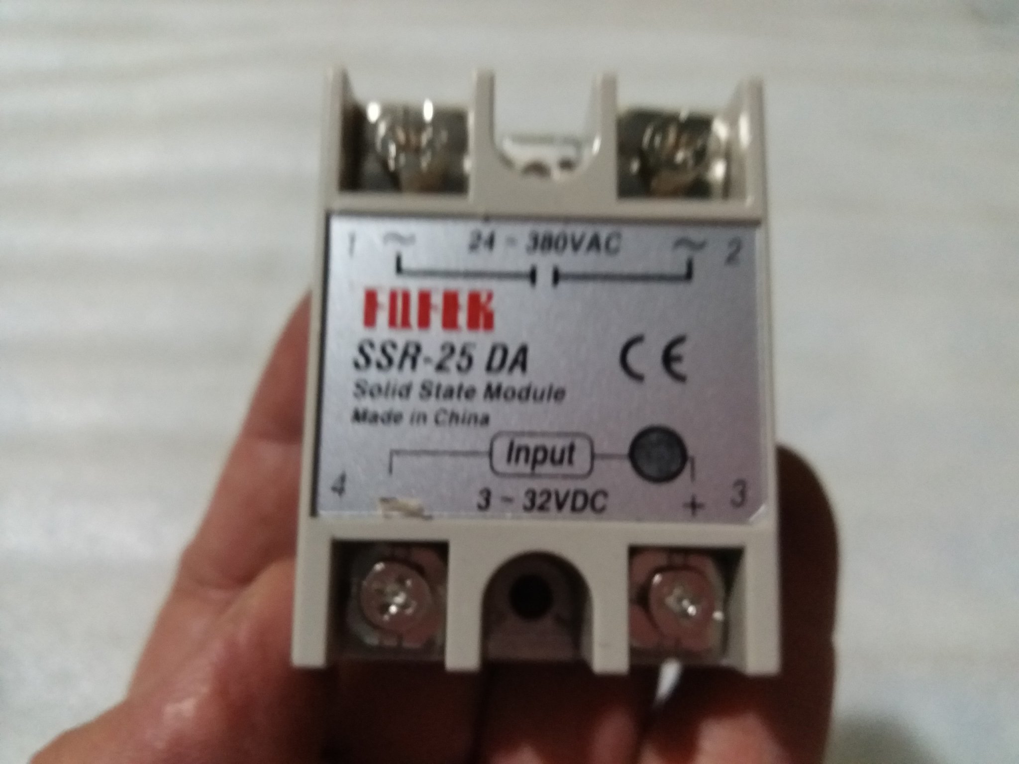 Rờ le trạng thái rắn chính hãng fqfer ssr-25 da