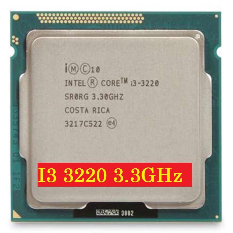 Cpu intel core i3 3220 , 2 lõi - 4 luồng - tặng keo tản nhiệt , bảo hành 01 tháng