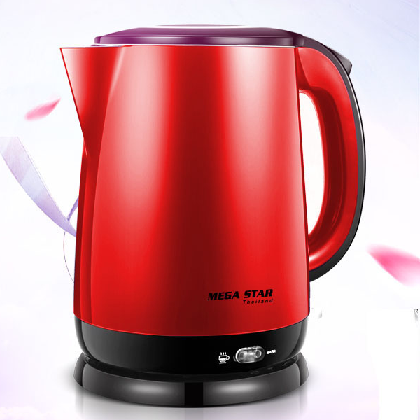 Bình đun siêu tốc 2 lớp megastar ps-686 - bảo hành 12 tháng - 2000w