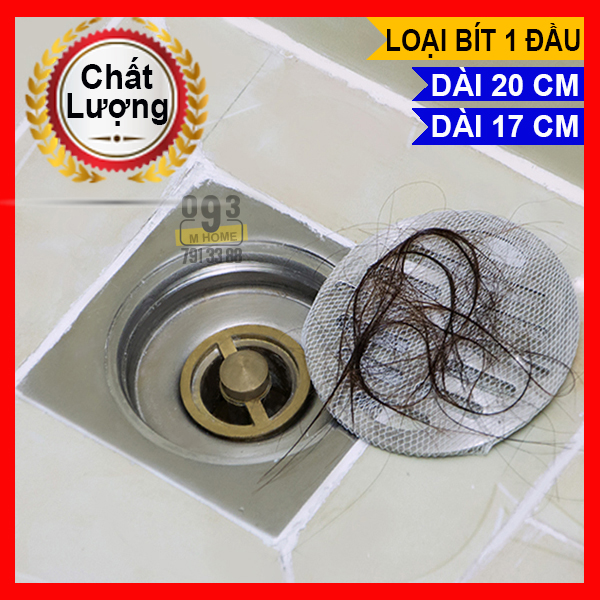 Túi Lưới Lọc Rác Nhà Tắm Chặn Tắt Ống Thoát Nước