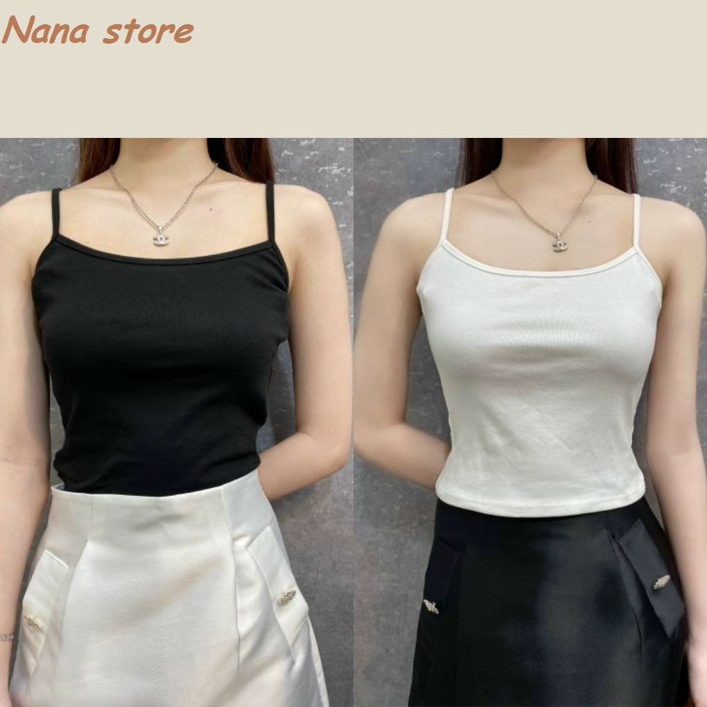 Áo croptop hai dây dáng ôm body áo hai dây kiểu ôm body 192