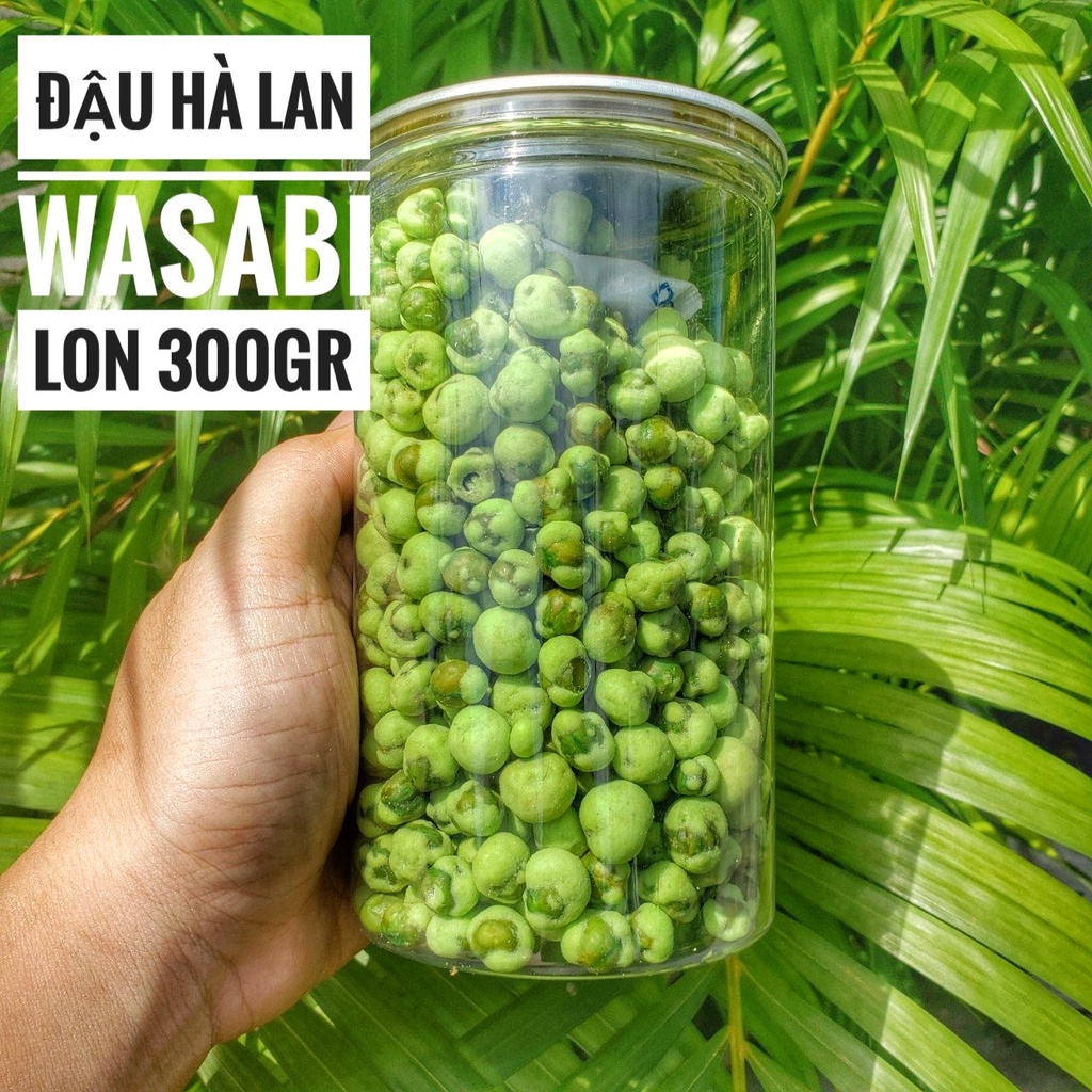 Đậu hà lan wasabi - lon 300gr