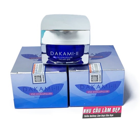 Kem Dưỡng Trắng Da Dakami II X50 Hyalufiller Trojan Q10 - Face Dakami 2 Chuyên Dưỡng Da Lão Hóa Kem Dưỡng Da Chống Lão Hoá