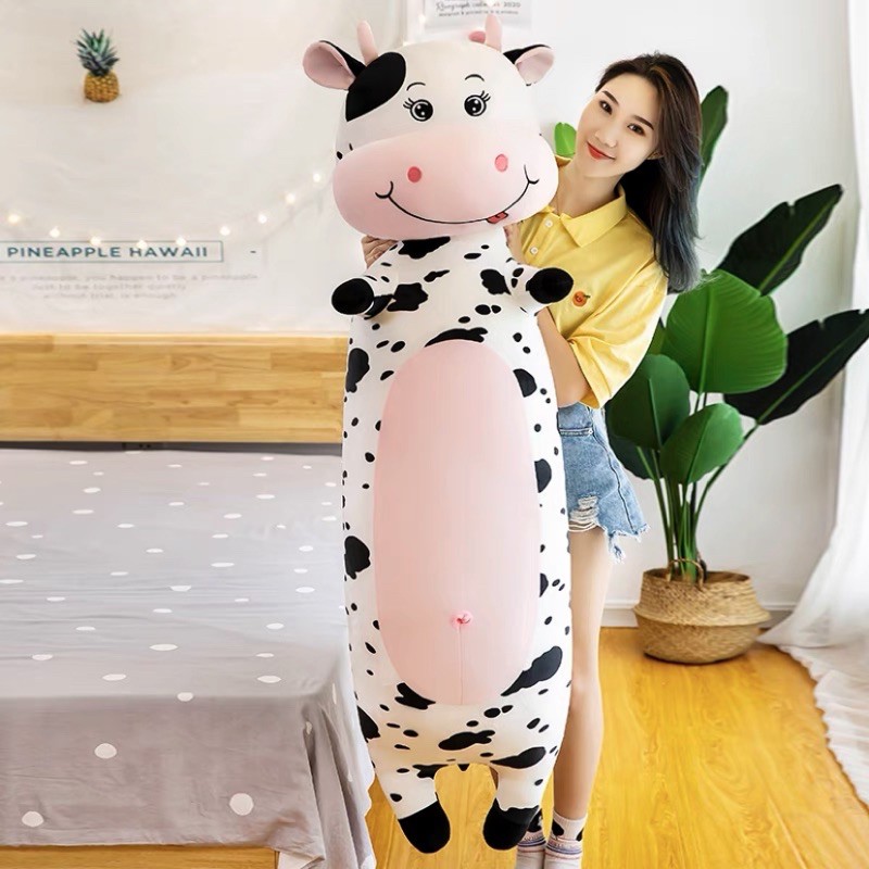 Gấu bông Gối ôm hình bò sữa dễ thương