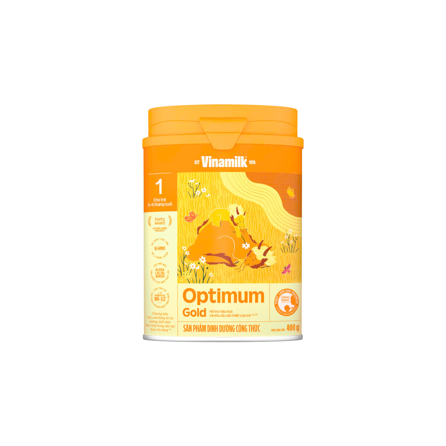 Sữa bột optimum gold mix 1 400g