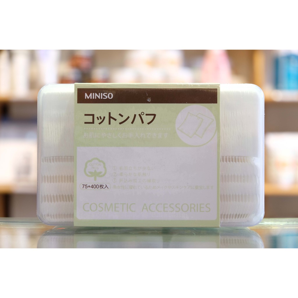Bông tẩy trang Miniso 475 miếng - Bông tẩy trang Miniso 475 miếng