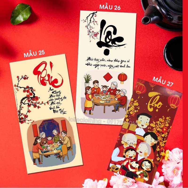Lixi 2021 combo 50c-100c-1000c thiết kế 50 mẫu đẹp-độc-lạ