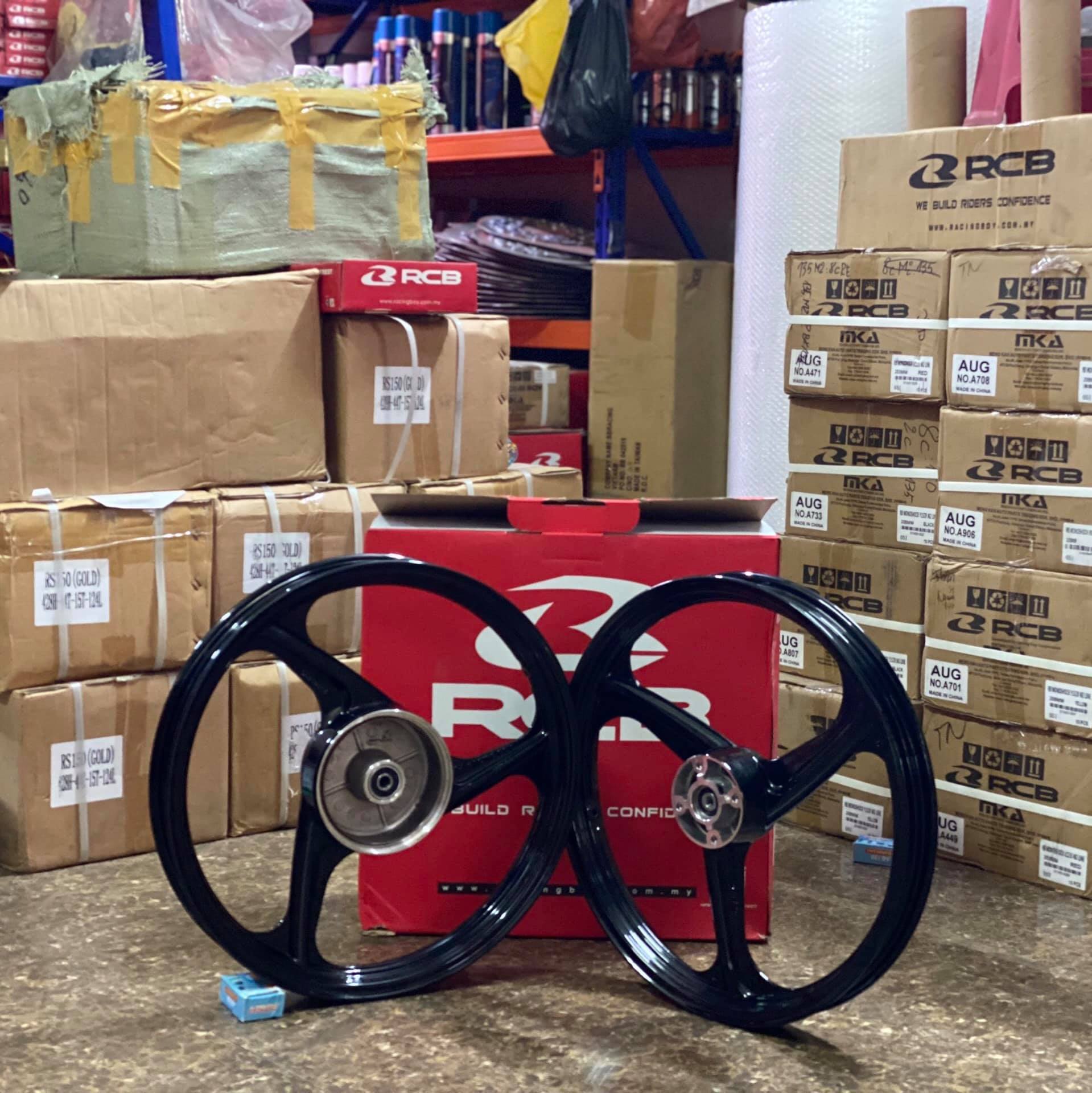 Mâm 3 Đao RCB gắn Exciter 4 số, Ju, Si 1 đĩa Black