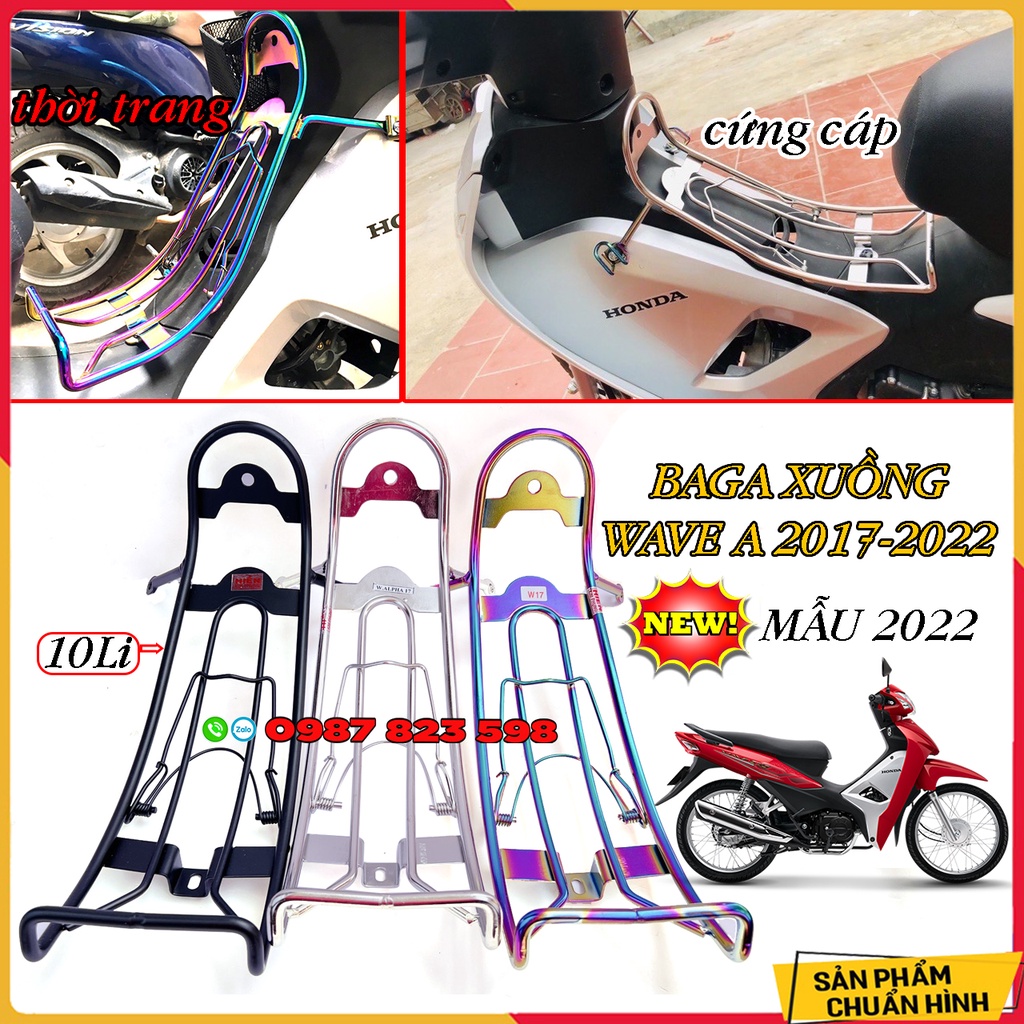 Baga Xuồng 10 Li Lắp Wave 110 (2017-2022) - Baga Chuối 10 Li Lắp Wave A 2017 - 2022