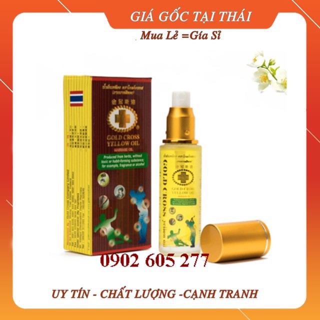 Dầu Thập tự vàng thái lan vòi xịt
