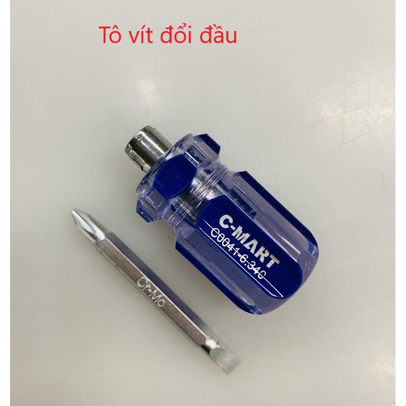 Tua vít đổi đầu tiện lợi cỡ 40mm - 150mm c-mart c0041