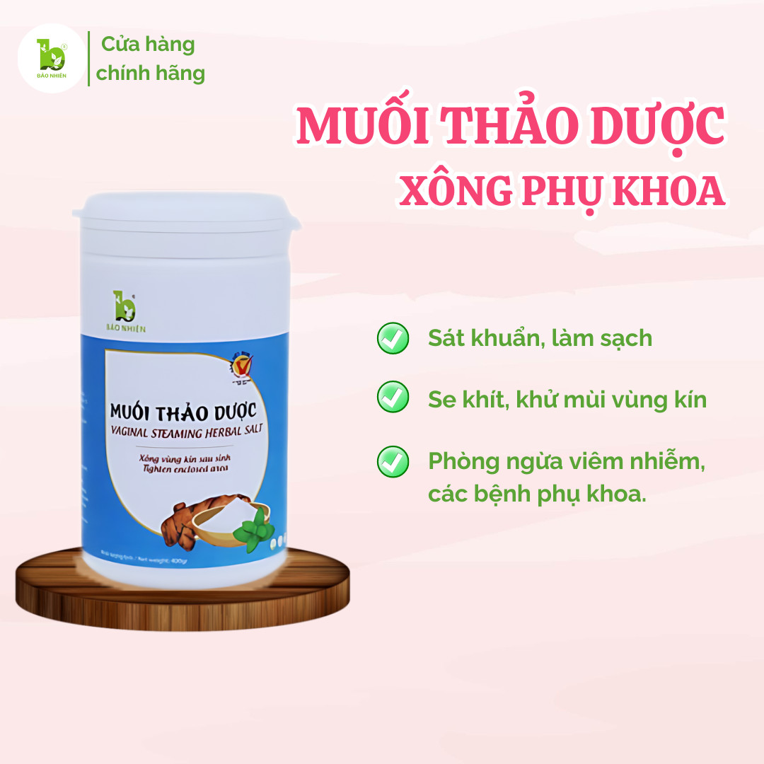 Muối Xông Thảo Dược Xông Phụ Khoa
