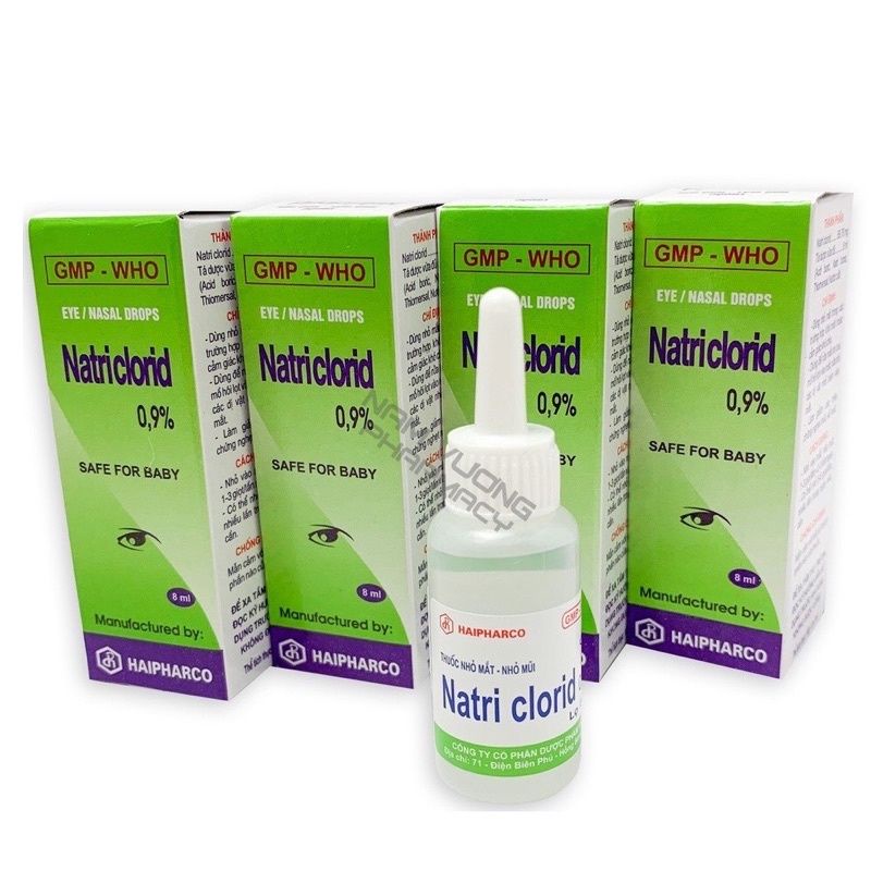 Nước muối sinh lý Natri Clorid 0,9% 10ml