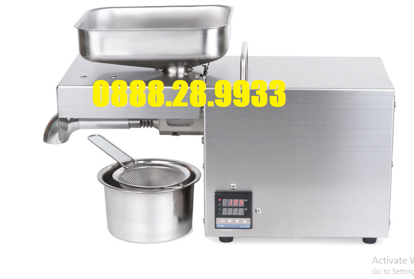 Máy ép dầu lạc gia đình có bảng nhiệt điện tử