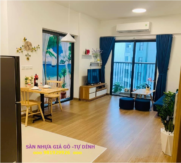7 tấm sàn nhựa PVC giả gỗ nhiều màu.Có Keo Sẵn Tự dính.Kích thước 1 Tấm 91 x 15cm dày 2mm(Được chọn màu theo ý)