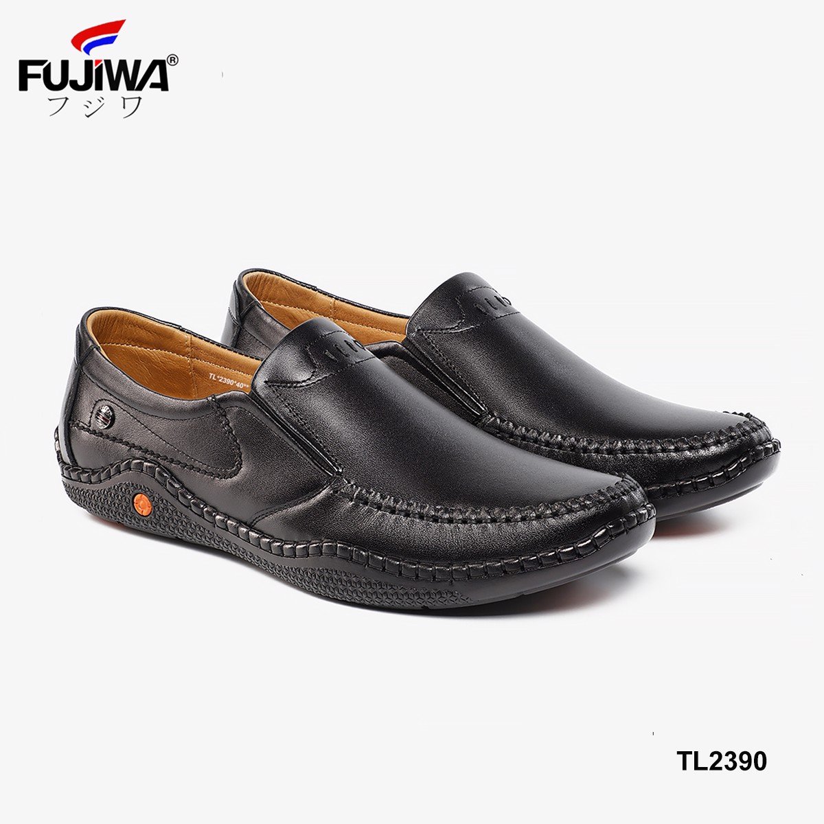 Giày Lười Da Nam Da Bò Fujiwa - TL2390. 100% Da bò thật Cao Cấp loại đặc biệt. Giày được đóng thủ công (handmade)